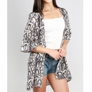 tapado kimono prints serpiente 