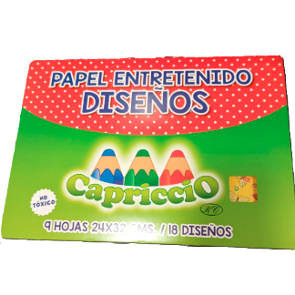 estuche de papel entretenido