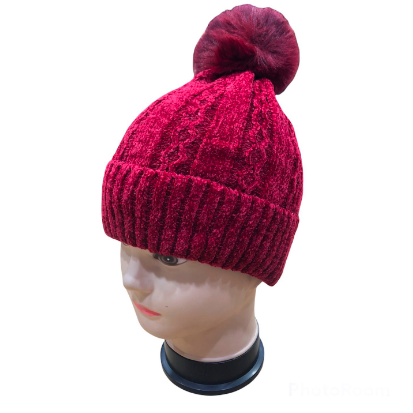 Gorro de chenille