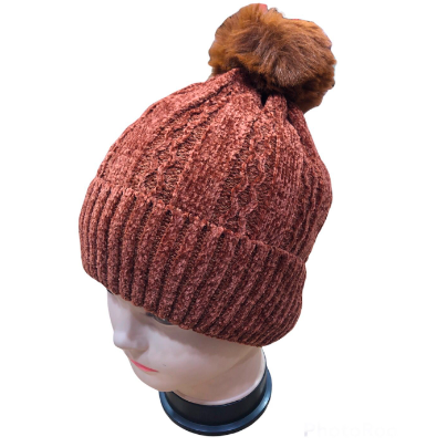 Gorro de chenille