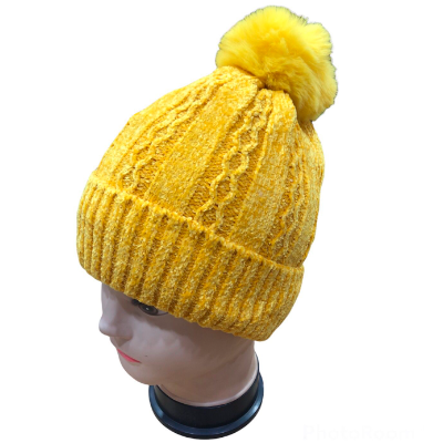 Gorro de chenille