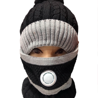 Gorro con cuello y mascarilla