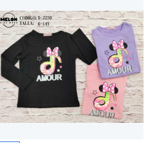 Camisetas de niñas