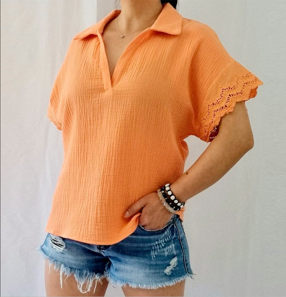 Blusa de lino